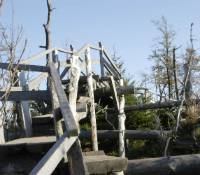 Lotharpfad Brücke aus Holz