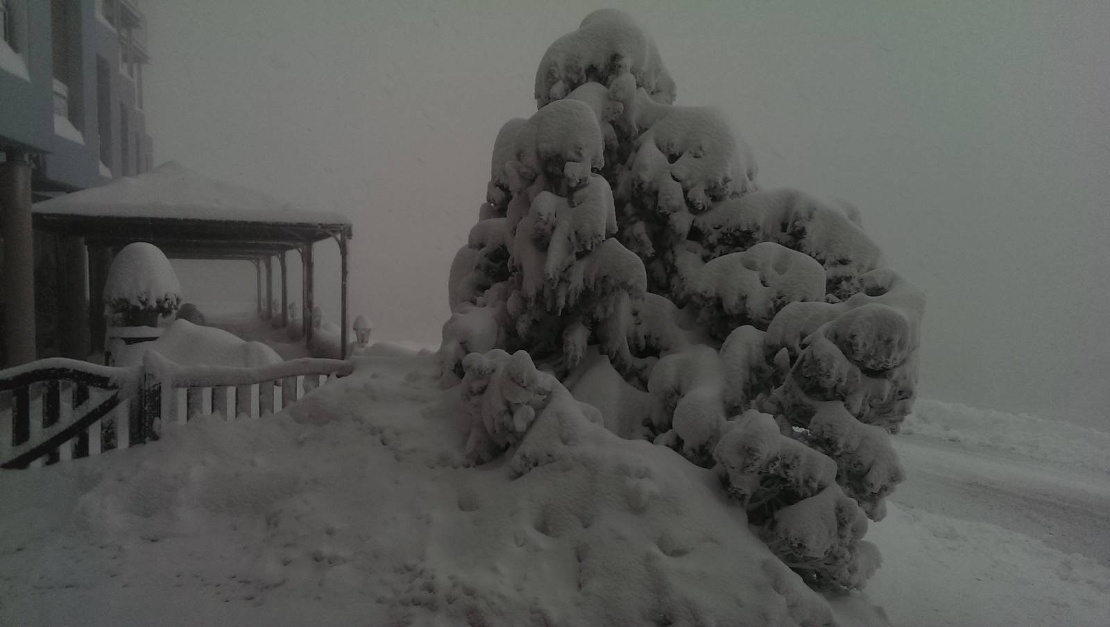 Wintereinbruch auf dem Schliffkopf Symbolfoto