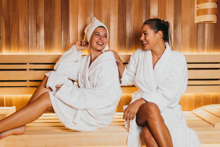Wie Saunagänge die Haut im Winter unterstützen können Symbolfoto
